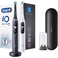 Комплект зубных щеток Oral-B iO 7 Duo (черный/белый) 4210201363040