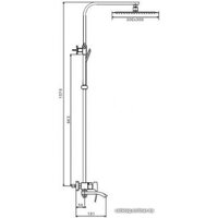 Душевая система  Gappo G2407-4 (бронзовый) фото-2