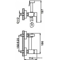Гигиенический душ FRAP F7504-6 - фото2 Гигиенический душ FRAP F7504-6 - фото2