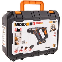Перфоратор Worx WX394.3 (с 1-м АКБ, кейс) фото-2
