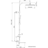 Душевая система  Gappo G2483-40 фото-2
