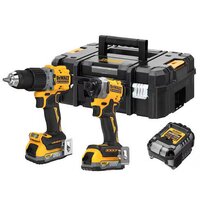 Наборы электроинструментов DeWalt DCK2050E2T-GB (шуруповерт, винтоверт, 2 АКБ, кейс)
