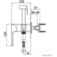 Гигиенический душ Gappo G7217-9 фото-2