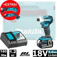 Винтоверт Makita DTD172RT1J (с 1-м АКБ, кейс) фото-2