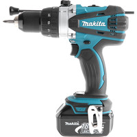 Ударная дрель-шуруповерт Makita DHP458RFE (с 2-мя АКБ, кейс) фото-2