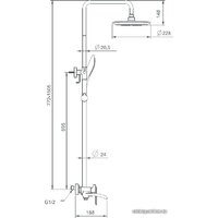 Душевая система  Gappo G2448-8 фото-2