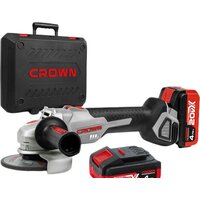 Угловая шлифмашина Crown CT23001-125HX-4 BMC (с 2-мя АКБ) - фото1 Угловая шлифмашина Crown CT23001-125HX-4 BMC (с 2-мя АКБ) - фото1