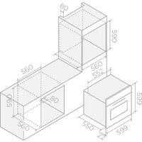 Электрический духовой шкаф Elica Virtus Multi 60 TFT BL - фото2 Электрический духовой шкаф Elica Virtus Multi 60 TFT BL - фото2