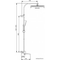 Душевая система  Gappo G2407-40 фото-2