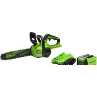 Аккумуляторная пила Greenworks G40CS30IIK4 2007807UB (с 1-им АКБ 4 Ач) - фото1 Аккумуляторная пила Greenworks G40CS30IIK4 2007807UB (с 1-им АКБ 4 Ач) - фото1