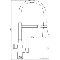 Смеситель Gappo G4399-76 фото-2