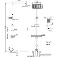 Душевая система  Gappo G2481 фото-2