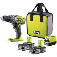 Дрель-шуруповерт Ryobi R18DD3-115S 5133005301 (с 1-им АКБ 1.5 Ач, сумка) фото-2