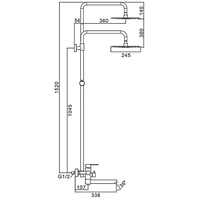 Душевая система FRAP F24801-6 - фото2 Душевая система FRAP F24801-6 - фото2