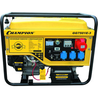 Бензиновый генератор Champion GG7501E-3 - фото1 Бензиновый генератор Champion GG7501E-3 - фото1