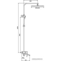 Душевая система  Gappo G2407 (хром) фото-2