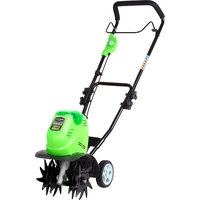 Мотокультиватор аккумуляторный Greenworks G40TLK4 (с АКБ 4 Ah)