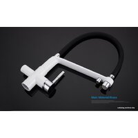 Смеситель Gappo G4398-9 (белый/черный) фото-2