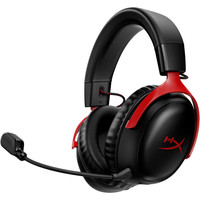 Наушники HyperX Cloud III Wireless (черный/красный) - фото1 Наушники HyperX Cloud III Wireless (черный/красный) - фото1