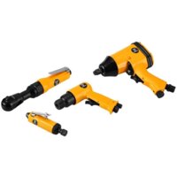 Наборы электроинструментов Deko Premium SET 34 018-0908 (прямая пневмошлифмашинка, пневмотрещотка, пневмодолото, пневмогайковерт) фото-2