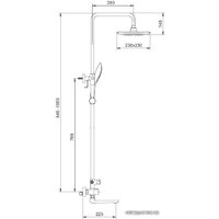 Душевая система  Gappo G2449 фото-2