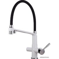 Смеситель Gappo G4398-9 (белый/черный)