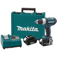 Дрель-шуруповерт Makita DDF453RFE (с 2-мя АКБ, кейс) фото-2