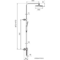 Душевая система  Gappo G2495-6 фото-2