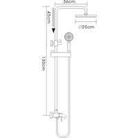 Душевая система FRAP F2416 - фото2 Душевая система FRAP F2416 - фото2