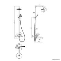 Душевая система  FRAP F2467-6 фото-2