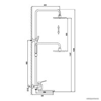 Душевая система  FRAP F2458 фото-2