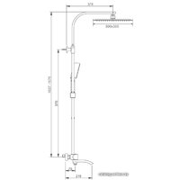 Душевая система  Gappo G2407-60 фото-2