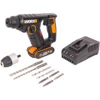 Перфоратор Worx WX394.3 (с 1-м АКБ, кейс)