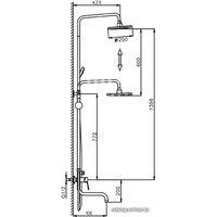 Душевая система  FRAP F2429 фото-2