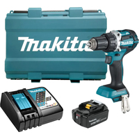 Дрель-шуруповерт Makita DDF484RT (с 1-м АКБ, кейс)