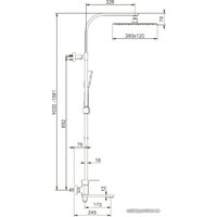 Душевая система  Gappo G2483-8 фото-2