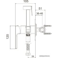 Гигиенический душ Gappo G7218 фото-2