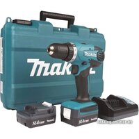 Ударная дрель-шуруповерт Makita HP347DWE (с 2-мя АКБ, кейс)