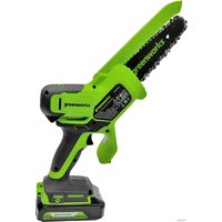 Аккумуляторная пила Greenworks GD24CSMNXK4 2008707UB (с 1-им АКБ 4 Ач)