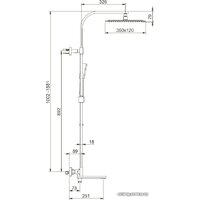 Душевая система  Gappo G2483-50 фото-2