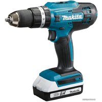 Ударная дрель-шуруповерт Makita HP488DWAE (с 2-мя АКБ, кейс) фото-2