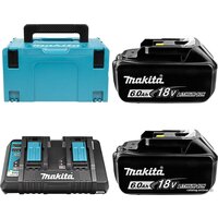 Аккумулятор с зарядным устройством Makita BL1860B + DC18RD 198080-9 (40В/6 Ah + 7.2-18В)