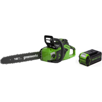 Аккумуляторная пила Greenworks GD40CS18K4 2005807UB (с 1-им АКБ 4 Ач) - фото1 Аккумуляторная пила Greenworks GD40CS18K4 2005807UB (с 1-им АКБ 4 Ач) - фото1