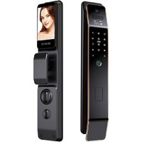 Дверной замок Roome Tuya 3D face intercom Lock 3D face-1 (черный)
