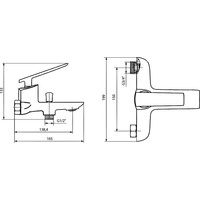 Смеситель Ahti Pori PR405001 фото-2