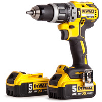 Ударная дрель-шуруповерт DeWalt DCD796P2 (с 2-мя АКБ 5 Ah) фото-2