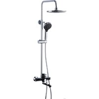Душевая система FRAP F2442 (хром/черный) - фото1 Душевая система FRAP F2442 (хром/черный) - фото1
