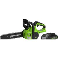 Аккумуляторная пила Greenworks G24CS25K4 2007707UB (с 1-им АКБ 4 Ач) - фото1 Аккумуляторная пила Greenworks G24CS25K4 2007707UB (с 1-им АКБ 4 Ач) - фото1