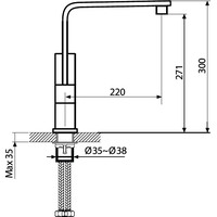 Смеситель Ahti Hamina HA103011 фото-2